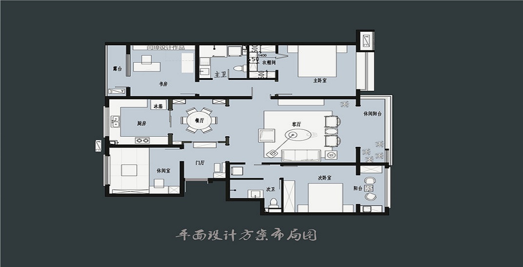 青竹雅苑170坪新中式風(fēng)格，秦皇島裝修效果圖